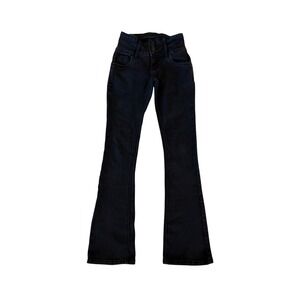 Bamboo Jeans Black Flare Jeans‎ Size 1 High Rise Stretch Bell Bottom Y2K Indie